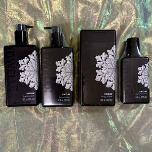 DWELL 212 Slatkin & Co 4 piece personal care holiday gift set Snow